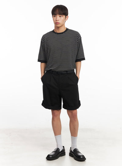 mens-roll-up-cotton-shorts-black-ia518