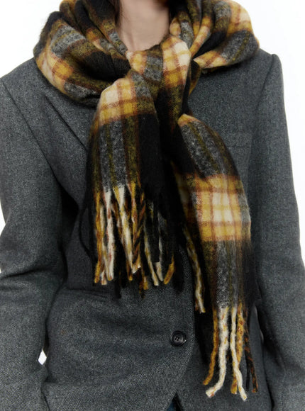 Winter Tartan Checkered Scarf IN510