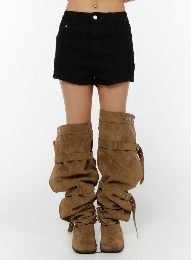 hip-pad-cotton-shorts-cy521 / Black