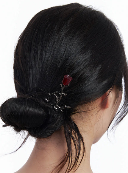 rose-hair-stick-cj523 / Black