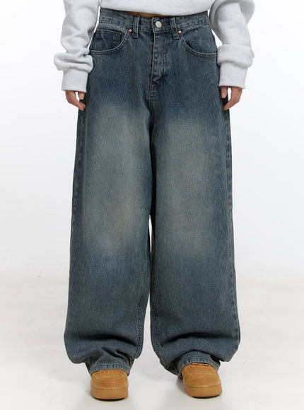 kaycee-cotton-baggy-jeans-cn422 / Blue