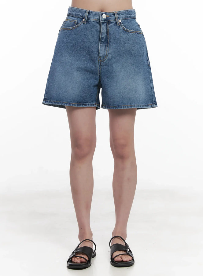 relaxed-fit-jorts-cu523 / Blue