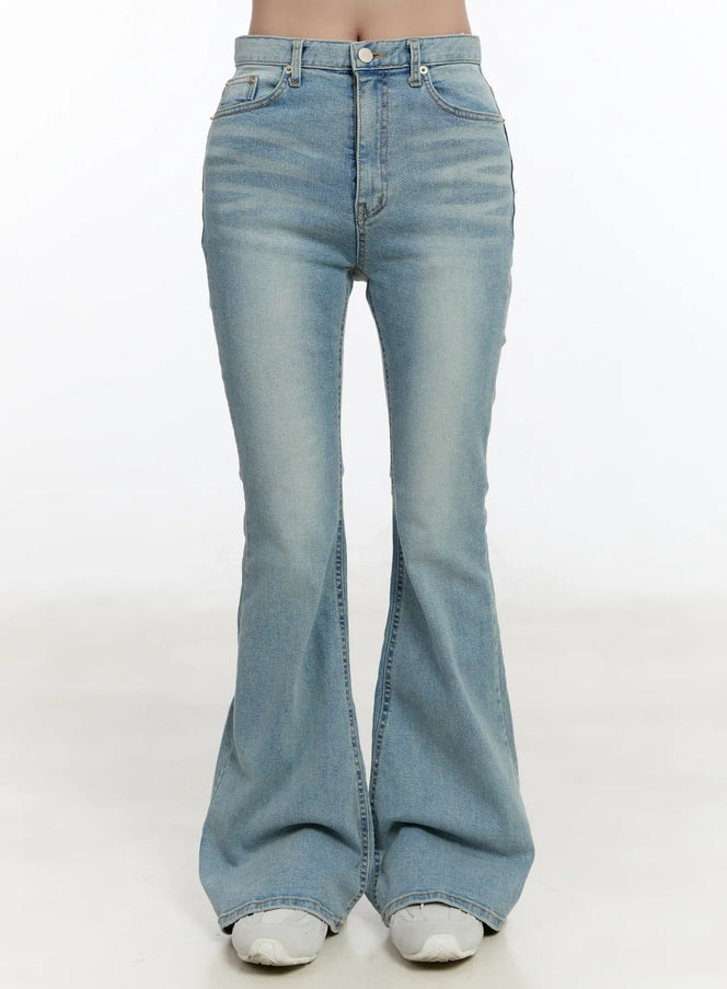 zoya-classic-bootcut-jeans-cm505 / Blue