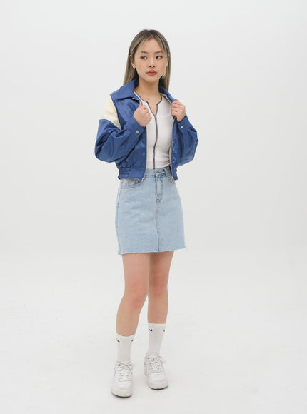 Denim Mini Skirt J28