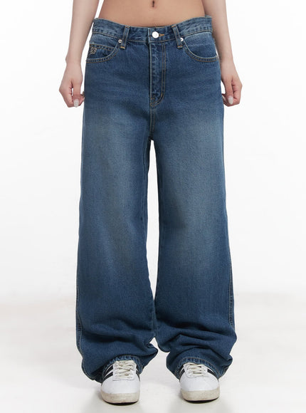 lilyanna-wide-leg-jeans-cy527 / Dark blue