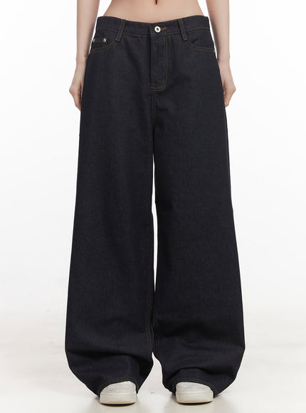 jasmin-wide-leg-jeans-cf514 / Dark blue