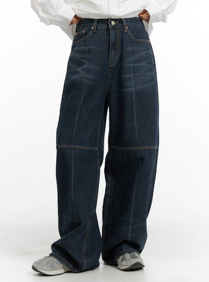 low-waist-baggy-jeans-cm418 / Dark blue