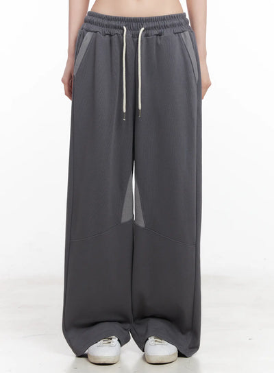 cotton-wide-fit-sweatpants-cu510 / Dark gray