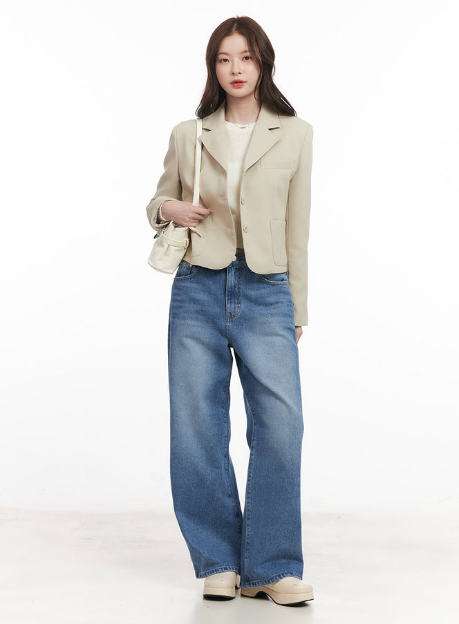 Lili Washed Wide-Leg Jeans CM512