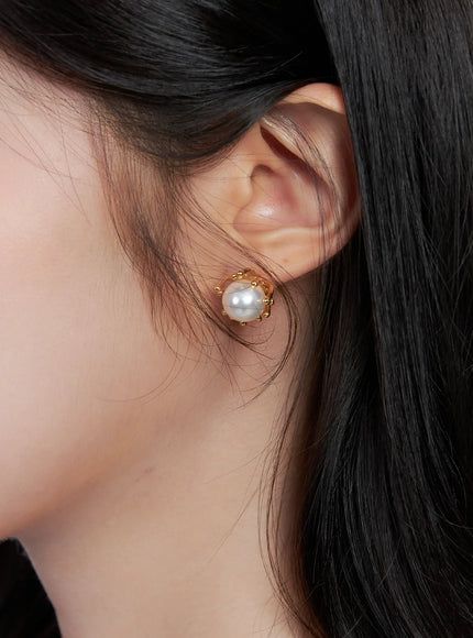 Faux Pearl Stud Earrings CS523