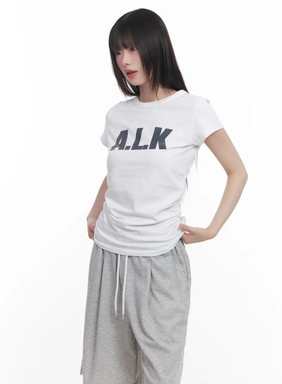 slim-fit-graphic-tee-cu519 / White