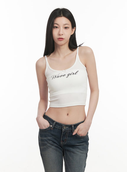 ribbon-detail-cropped-cami-cf514 / White
