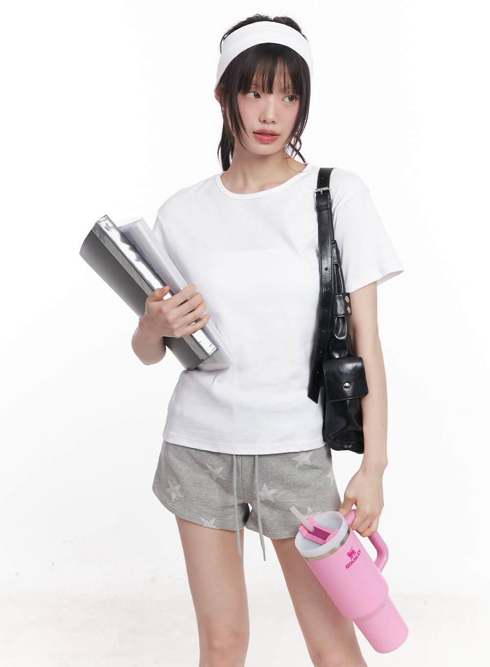 comfy-round-neck-basic-t-shirt-cy521 / White