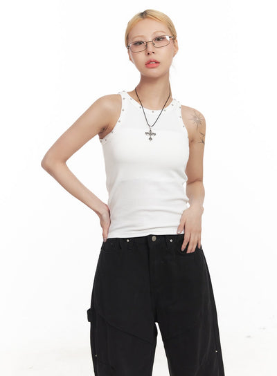Essential Studded Tank Top CM506