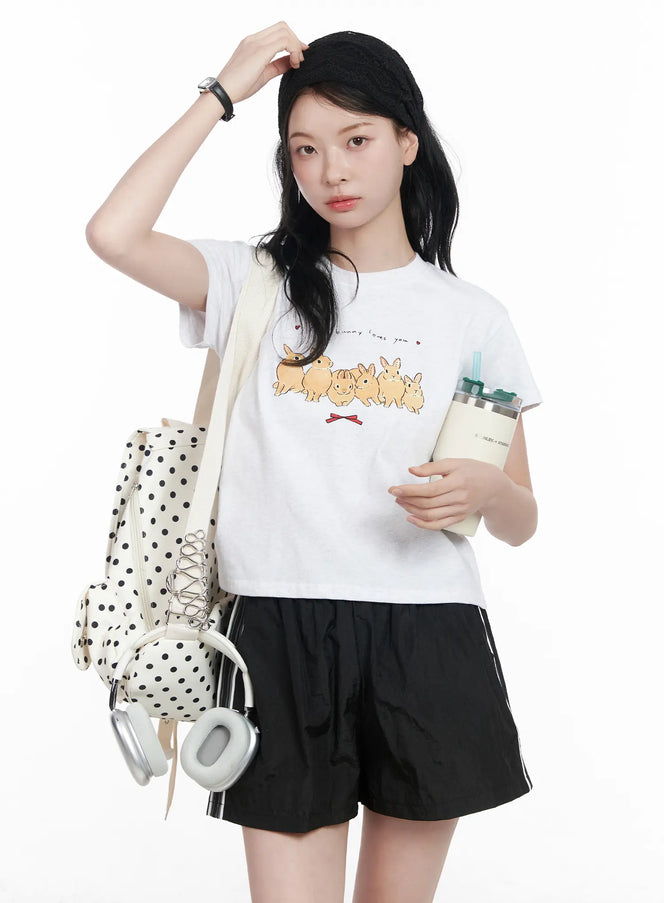 casual-graphic-tee-ca510 / Light gray