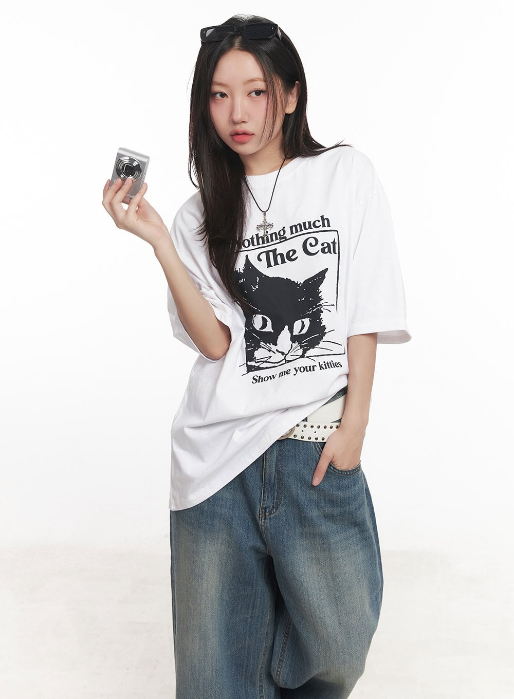 relaxed-fit-graphic-tee-ca525 / White