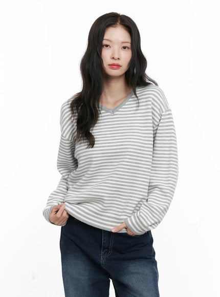 v-neck-striped-knit-sweater-co530