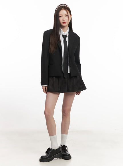 buckle-flare-stripe-mini-skirt-ca501