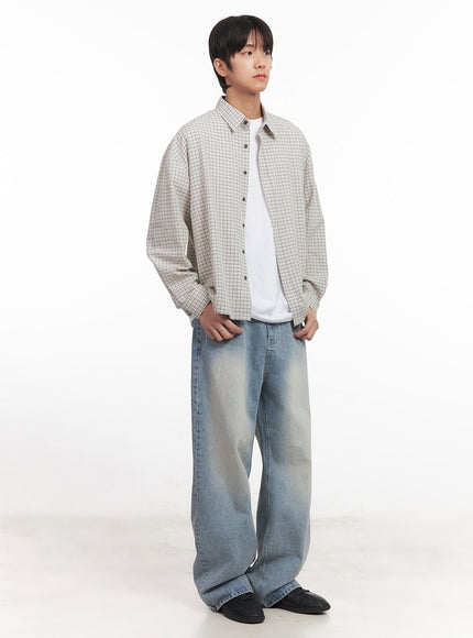 mens-loose-fit-checkered-collared-shirt-ia510