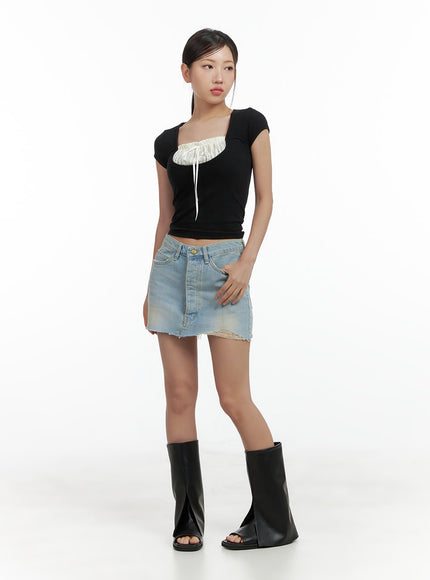 washed-distressed-denim-mini-skirt-cl417