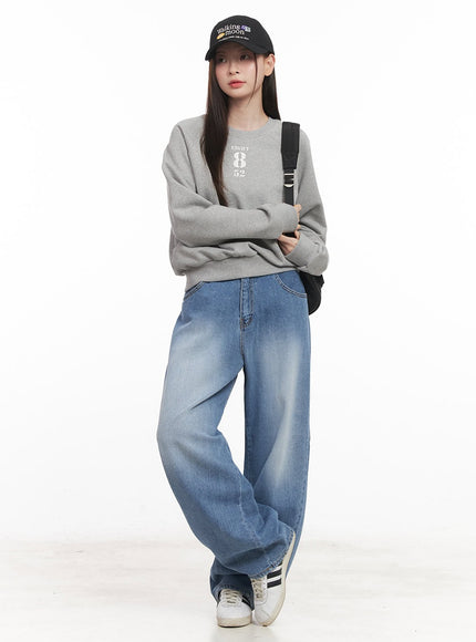 Ellise Wide-Fit Baggy Jeans CM512