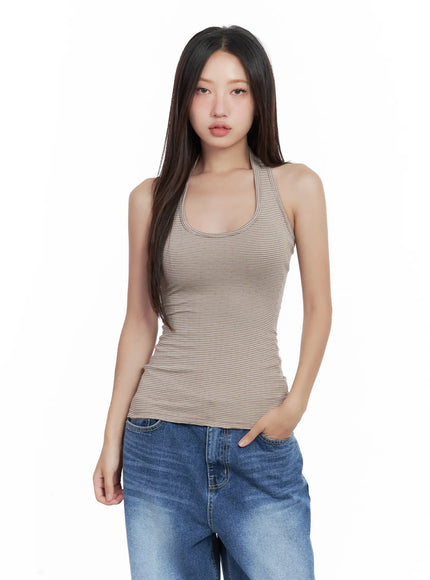 striped-slim-fit-halter-tank-top-cl509