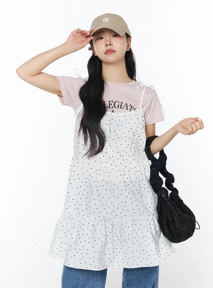 tiered-polka-dot-mini-dress-cd805