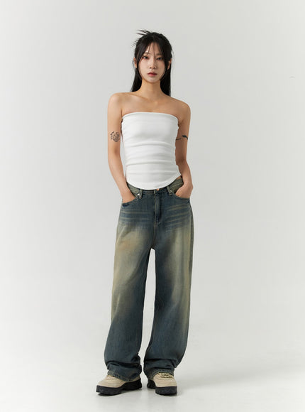 Off-Shoulder Semi Crop Top CO28