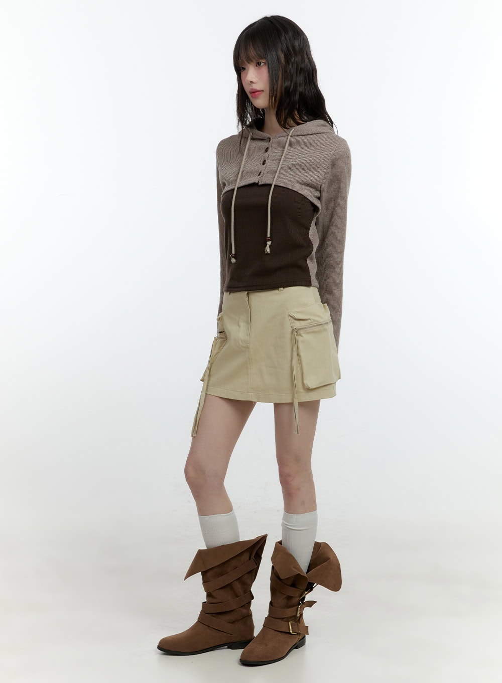 cargo-string-mini-skirt-cf506