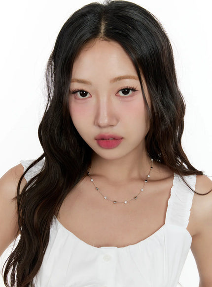 cubic-heart-chain-necklace-cg501