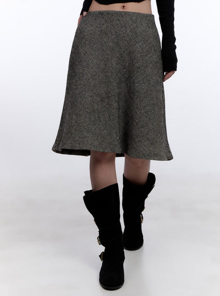 Cozy Flared Midi Skirt CJ509