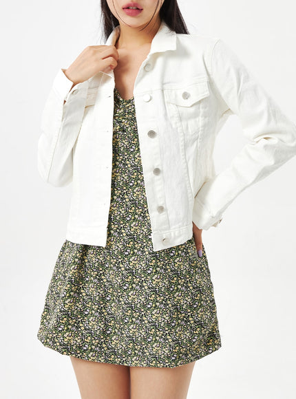 Button Cotton Jacket CA314