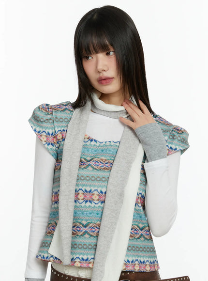 two-tone-knit-scarf-cf510