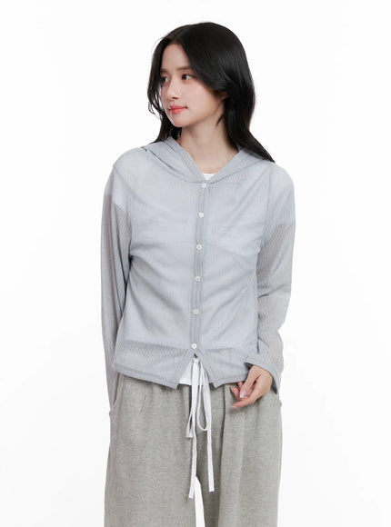 sheer-button-up-long-sleeve-zip-up-cl516