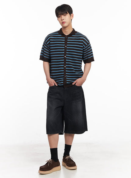 mens-buttoned-short-sleeve-sweater-iy522