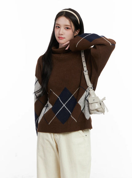 argyle-turtleneck-knit-sweater-cn526