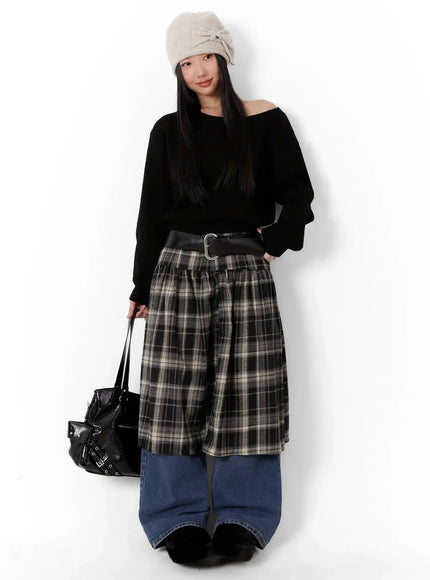 plaid-midi-skirt-id525