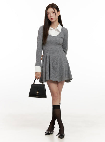 slim-fit-collar-mini-dress-on422