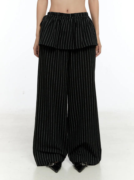 striped-wrap-skirt-wide-leg-pants-cs517