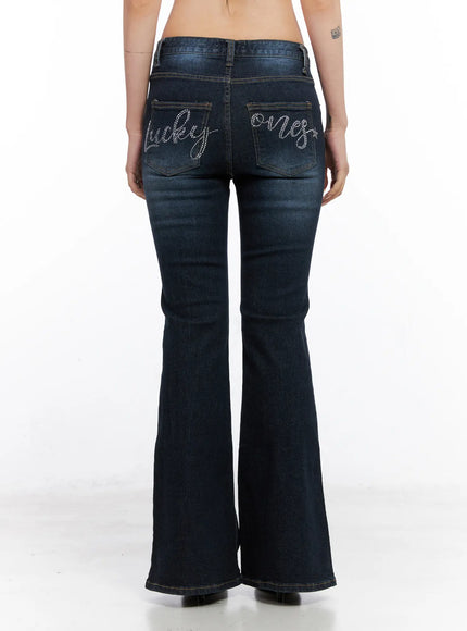 adele-lettering-flare-jeans-co507