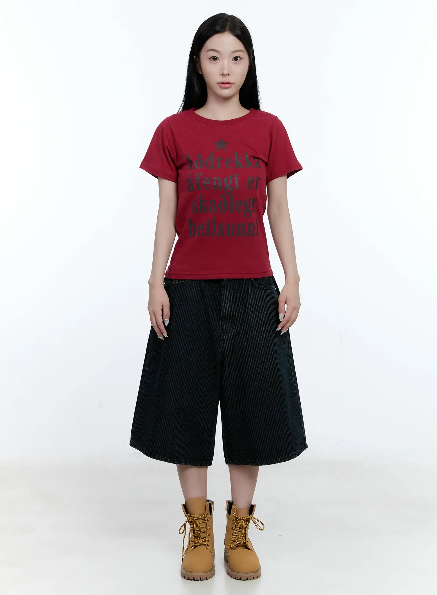 Striped Casual Jorts CG501