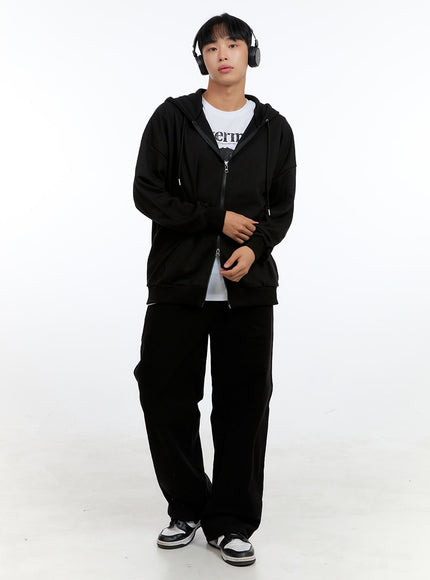 mens-basic-two-way-zip-up-hoodie-ig422