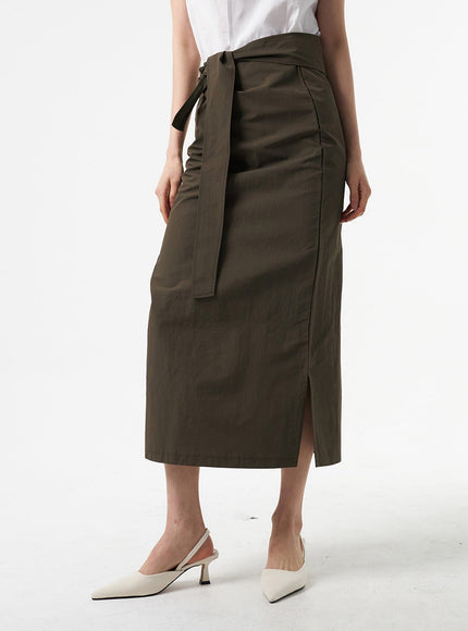 Wrapped Maxi Skirt IA325