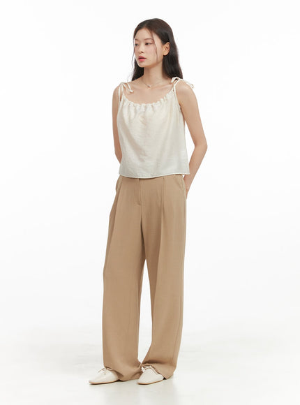 bowknot-shirred-sleeveless-top-oy421