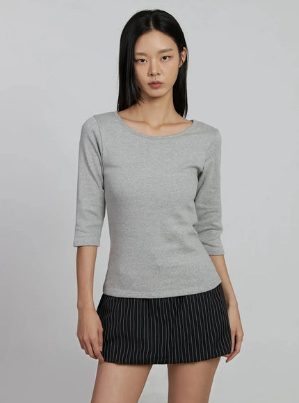 minimalist-three-quarter-sleeve-top-im520