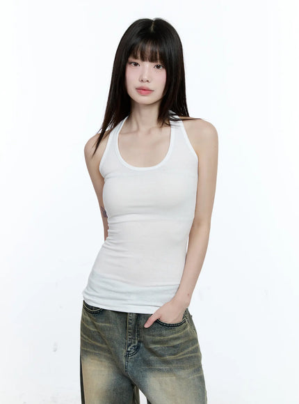 Basic Halter Neck Tank Top CG507