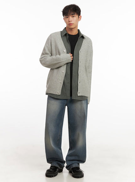 mens-v-neck-buttoned-knit-cardigan-id431