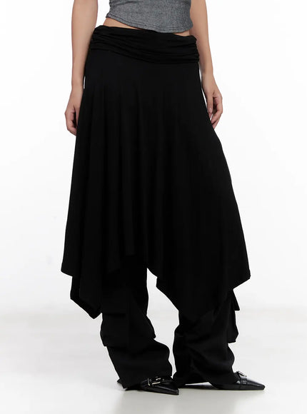 asymmetric-frill-midi-skirt-cl518