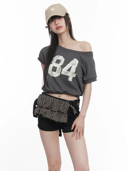 plaid-print-belt-bag-cu518