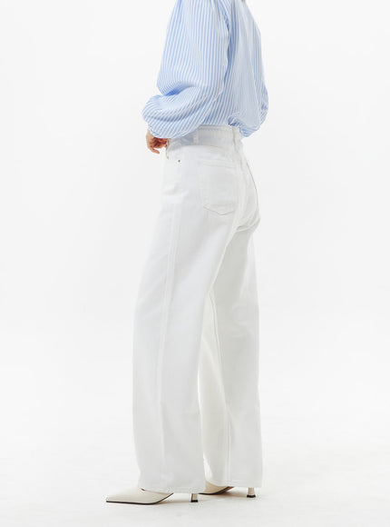 High Waist Cotton Pants OA320